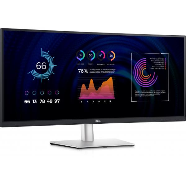 DELL P Series P3424WE Monitor PC 86,7 cm [34.1] 3440 x 1440 Pixel 4K Ultra HD LCD Nero (34 Curved USB-C Hub Monitor - P3424WE - 86.5cm [34])DellDELL-P3424WE
