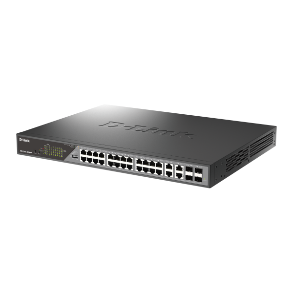 D-Link DSS-200G-28MPP/B switch di rete Gestito L2 Gigabit Ethernet [10/100/1000] Supporto Power over Ethernet [PoE] 1U Grigio (28-PORT GIGABIT ETHERNET POE++ - SURVEILLANCE SWITCHES)D-link0790069471827DSS-200G-28MPP/B