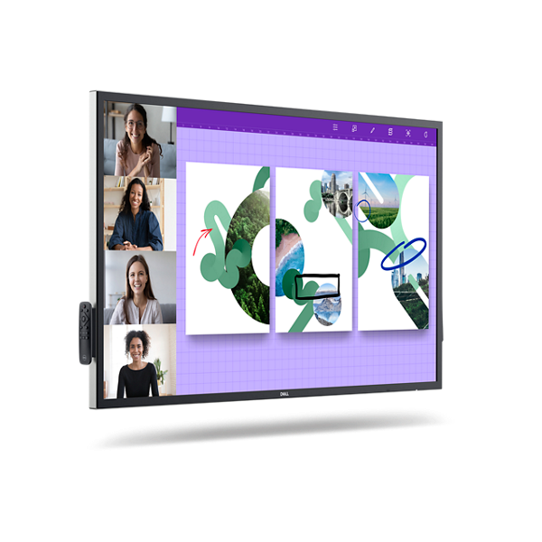 DELL P5524QT Pannello piatto interattivo 139,7 cm [55] LCD 350 cd/m 4K Ultra HD Nero Touch screen (Dell P5524QT 55 Klasse [54.64 til at)DellDELL-P5524QT