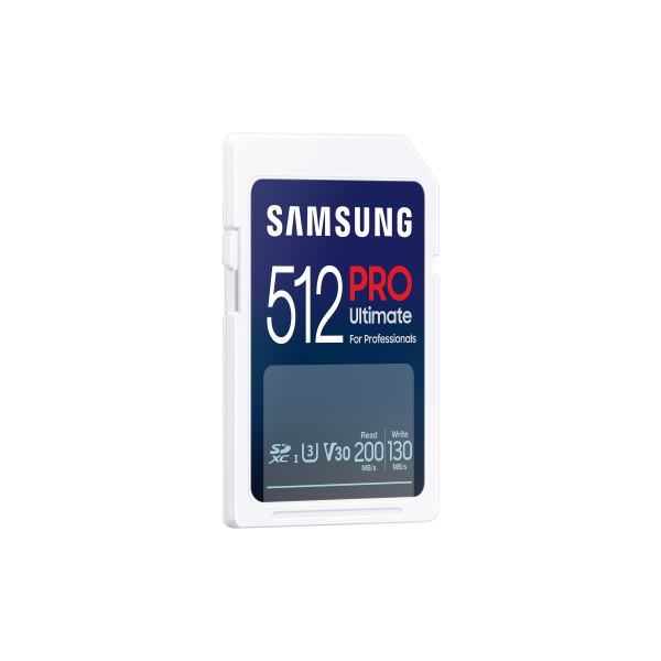 Samsung PRO Ultimate SD Card - Scheda di memoria 512GB (Mb-Sy512S 512 Gb Sdxc Uhs-I - Warranty: 12M)Samsung8806094957402MB-SY512S/WW