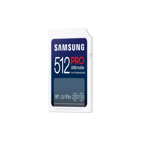 Samsung PRO Ultimate SD Card - Scheda di memoria 512GB (Mb-Sy512S 512 Gb Sdxc Uhs-I - Warranty: 12M)Samsung8806094957402MB-SY512S/WW