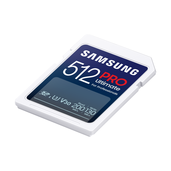 Samsung PRO Ultimate SD Card - Scheda di memoria 512GB (Mb-Sy512S 512 Gb Sdxc Uhs-I - Warranty: 12M)Samsung8806094957402MB-SY512S/WW