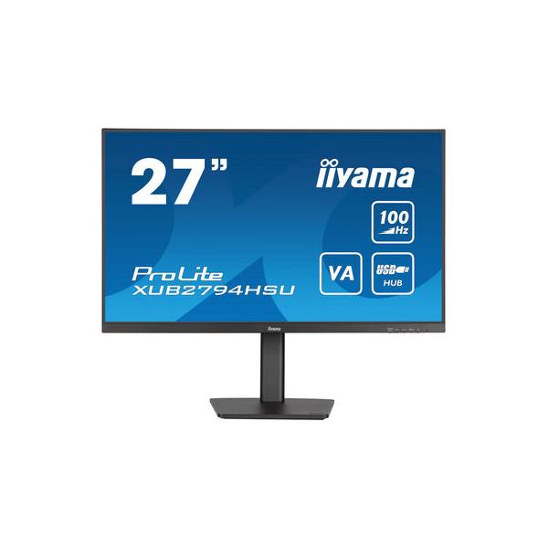 Iiyama ProLite XUB2794HSU-B6 Monitor PC 68,6 cm [27] 1920 x 1080 Pixel Full HD Nero (ProLite XUB2794HSU-B6 27 VA FHD HDMI USB)Iiyama4948570122684XUB2794HSU-B6