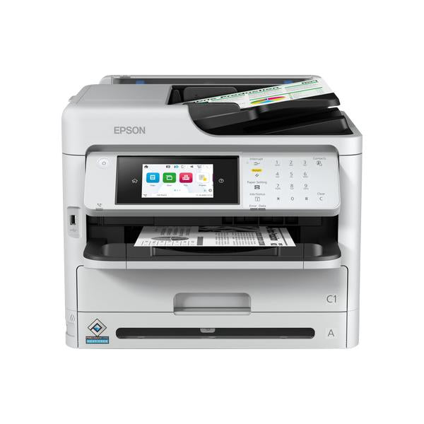 Epson WorkForce Pro WF-M5899DWF (Epson WorkForce Pro WF-M5899DWF - Stampante multifunzione - B/N - ink-jet - 216 x 297 mm [originale] - A4/Legal [supporti] - fino a 25 ppm [stampa] - 330 fogli - 33.6 Kbps - USB 2.0, Gigabit LAN, Wi-Fi[ac])Epson871594...