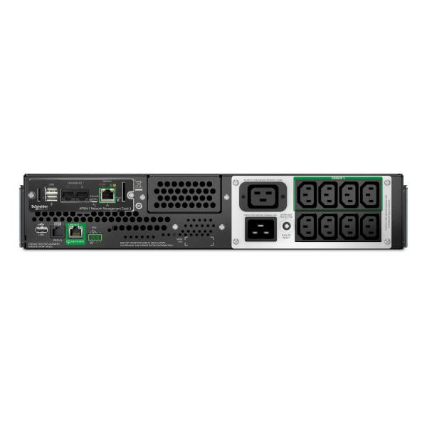 APC SMTL2200RMI2UCNC gruppo di continuità [UPS] A linea interattiva 2,2 kVA 1980 W 9 presa[e] AC (APC Smart-UPS Lithium Ion - UPS [rack-mountable] - line interactive, 8x IEC C13, 1x IEC C19, SmartConnect+SmartSlot, AVR, LCD, with network management c...