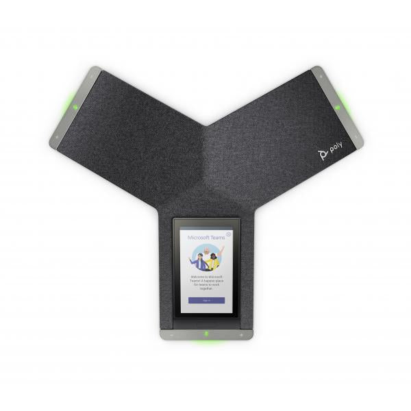 HP Poly Trio C60 - Conference VoIP phone - with Bluetooth interface - IEEE 802.11a/b/g/n/ac [Wi-Fi] / Bluetooth 5.0 - 5-way call capability - SIP, SRTP, SDP - 3 lines - Versione UKHp0197497506532849B6AA#ABB