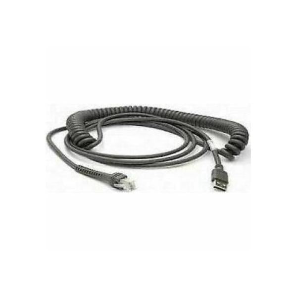 Datalogic 90A052100 lettero codici a barre e accessori Cavo di carica (Cable, USB, Type A, Coiled, - Power off terminal, 2 Meters, - CAB-424E - Warranty: 60M)Datalogic90A052100