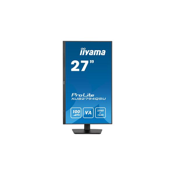 Iiyama ProLite XUB2794QSU-B6 Monitor PC 68,6 cm [27] 2560 x 1440 Pixel Wide Quad HD LCD Nero (iiyama XUB2794QSU-B6 27 VA LCD)Iiyama4948570122707XUB2794QSU-B6