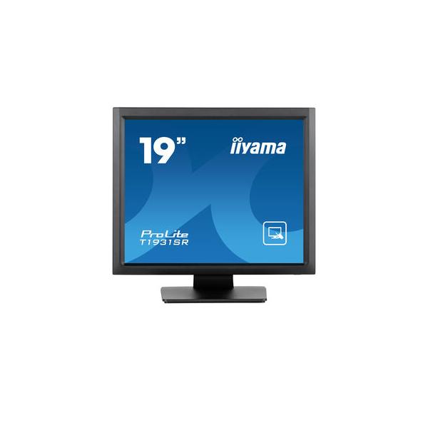 Iiyama ProLite T1931SR-B1S Monitor PC 48,3 cm [19] 1280 x 1024 Pixel SXGA LCD Touch screen Nero (iiyama ProLite T1931SR-B1S 5-Wire Resistive Touchscreen with VGA HDMI and DisplayPort)IiyamaT1931SR-B1S