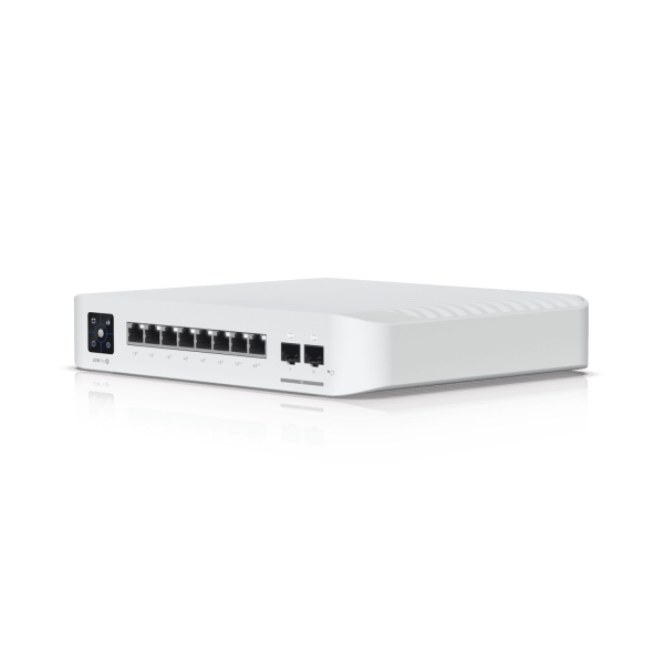 Ubiquiti UniFi USW-PRO-8-POE switch di rete Gestito L2/L3 Gigabit Ethernet [10/100/1000] Supporto Power over Ethernet [PoE] 1U Bianco (UbiQuiti UniFi Switch Pro USW-PRO-8-POE - Switch - managed)UbiquitiUSW-PRO-8-POE