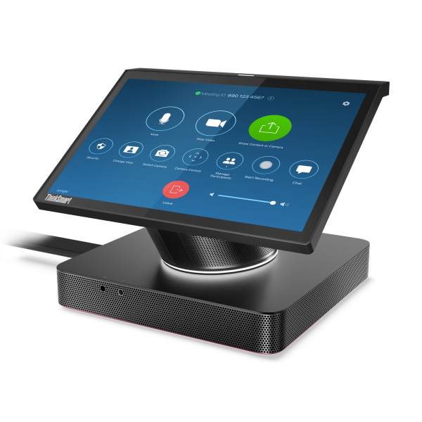 Lenovo ThinkSmart Hub for Microsoft Teams Rooms + Cam Intel Core i5 i5-8365UE 25,6 cm [10.1] 1920 x 1200 Pixel Touch screen PC All-in-one 16 GB DDR4-SDRAM 256 GB SSD Windows 11 IoT Enterprise GAC Wi-Fi 5 [802.11ac] Nero (K/ThinkSmart Hub MTR Kit)Leno...