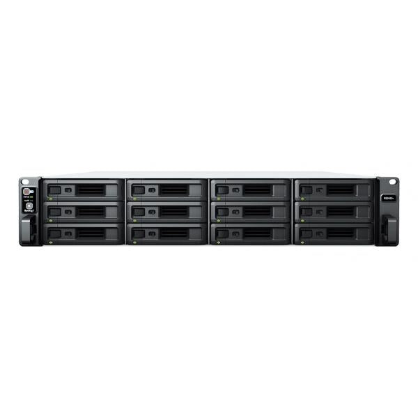 Synology RackStation RS2423+ NAS Armadio [2U] Ryzen Embedded V1780B 8 GB DDR4 144 TB HDD DiskStation Manager Nero (RS2423+ 12 bay NAS + 12pcs Synology 12TB HDD)SynologyRS2423++12XHAT530012TB