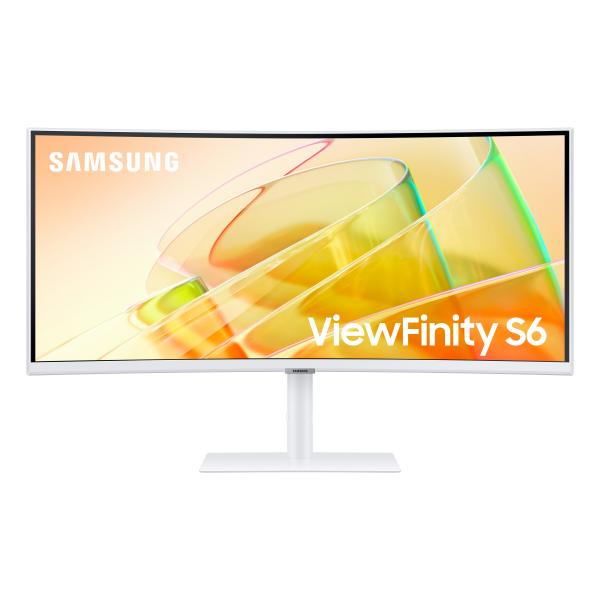 Samsung S65TC Monitor PC 86,4 cm [34] 3440 x 1440 Pixel UltraWide Quad HD LED Bianco (Samsung ViewFinity S6 S34C650TAU sk?rm)SamsungLS34C650TAUXEN