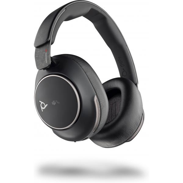 Poly Voyager Surround 80-M - Customer Special - Voyager Surround 80 series - headset - full size - over-the-ear mount - Bluetooth - wireless - active noise cancelling - USB-C via Bluetooth adapter - black - Certified for Microsoft Teams, UC certified...