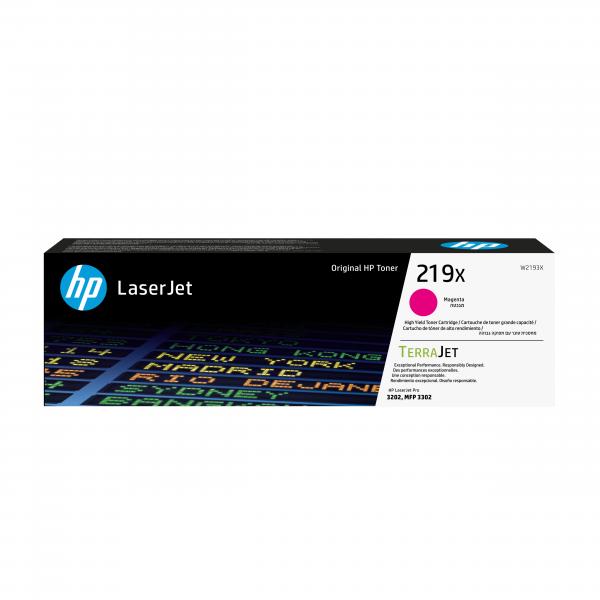 HP Cartuccia toner originale ad alta capacità LaserJet 219X magenta (OEM HP W2193X/219X Magenta Toner Cartridge)HpW2193X