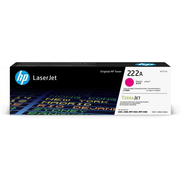 HP Cartuccia toner originale LaserJet 222A magenta (HP 222A - magenta - original - LaserJe)Hp0195161016400W2223A
