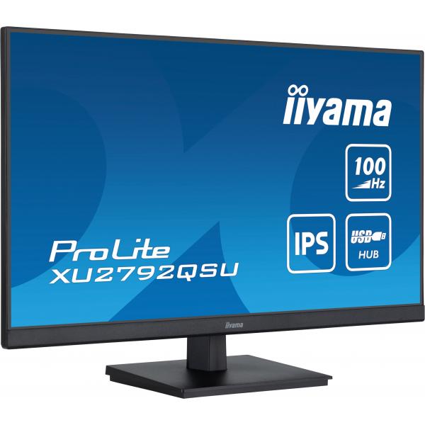 Iiyama ProLite Monitor PC 68,6 cm [27] 2560 x 1440 Pixel Quad HD LED Nero (iiyama XU2792QSU-B6 27' Monitor)IiyamaXU2792QSU-B6
