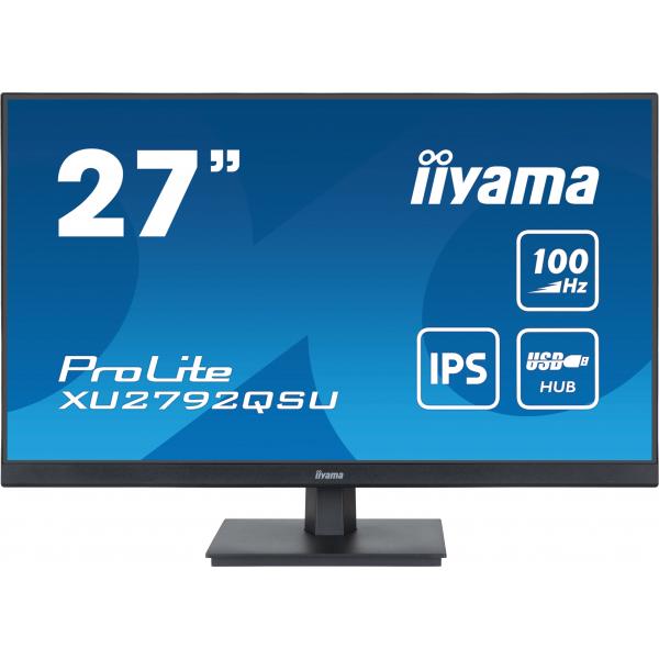 Iiyama ProLite Monitor PC 68,6 cm [27] 2560 x 1440 Pixel Dual WQHD LED Nero (iiyama XU2792QSU-B6 27 IPS LCD)Iiyama4948570122622XU2792QSU-B6