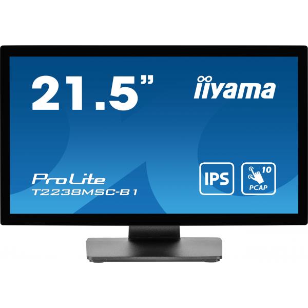 Iiyama ProLite T2238MSC-B1 Monitor PC 54,6 cm [21.5] 1920 x 1080 Pixel Full HD LED Touch screen Nero (Iiyama T2238MSC-B1 21.5)Iiyama4948570122899T2238MSC-B1