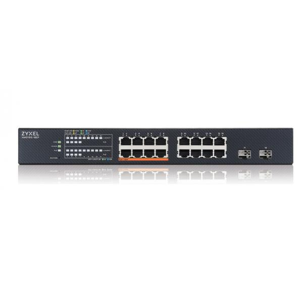 Zyxel XMG1915-18EP Gestito L2 2.5G Ethernet [100/1000/2500] Supporto Power over Ethernet [PoE] (Zyxel XMG1915 Series XMG1915-18EP - Switch - gestito, cloud NebulaFLEX - L3 Lite - intelligente - 8 x 100/1000/2.5G [PoE++] + 8 x 100/1000/2.5G + 2 x Giga...