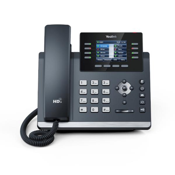 Yealink SIP-T44W telefono IP Grigio 8 linee LCD Wi-Fi (SIP-T44W - Warranty: 12M)Yealink1301213