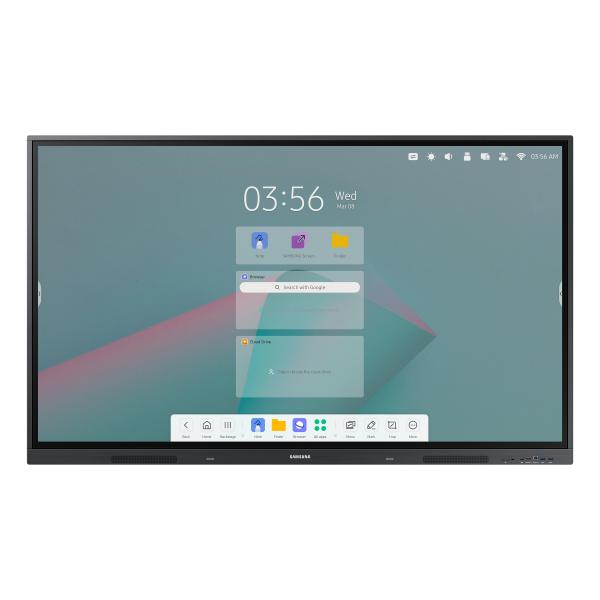 Samsung WA86C lavagna interattiva 2,18 m [86] 3840 x 2160 Pixel Touch screen Nero (Samsung Interactive Display WA86C - 86 Diagonal Class WAC Series LED-backlit LCD display - education / business - with touchscreen [multi touch] - Android - 4K UHD [21...