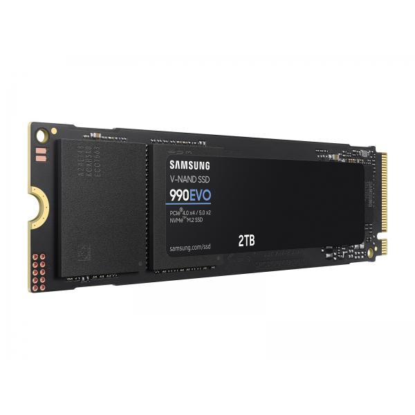 Samsung 990 EVO 2 TB M.2 PCI Express 4.0 NVMe V-NAND TLC (SAMSUNG 990 EVO PCIe 4.0 x4 / 5.0 x2 NVMe 2.0)SamsungMZ-V9E2T0BW