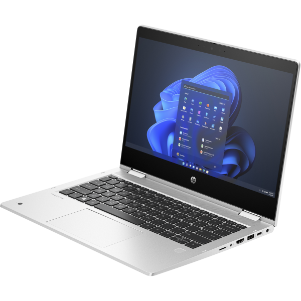 HP Pro x360 435 G10 AMD Ryzen 5 7530U Ibrido [2 in 1] 33,8 cm [13.3] Touch screen Full HD 16 GB DDR4-SDRAM 512 GB SSD Wi-Fi 6 [802.11ax] Windows 11 Pro Argento (HP Pro x360 435 G10 Notebook - Design ruotabile - AMD Ryzen 5 - 7530U / fino a 4.5 GHz - ...