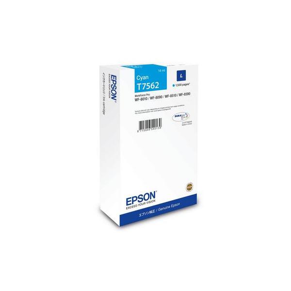 Epson C13T75624N cartuccia d'inchiostro 1 pz Originale Ciano (Epson T7562 - L st?rrelse - cyan - ori)Epson8715946726922C13T75624N