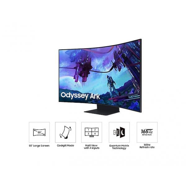 Samsung LS55CG970NU Monitor PC 139,7 cm [55] 3840 x 2160 Pixel 4K Ultra HD LED Nero (55IN G97NC UHD ODYSSEY ARK GAMING)Samsung8806094993714LS55CG970NUXXU