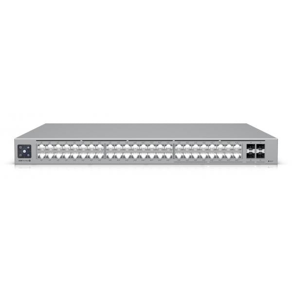 Ubiquiti UniFi Pro Max 48 PoE Gestito L3 Gigabit Ethernet [10/100/1000] Supporto Power over Ethernet [PoE] 1U Grigio (Ubiquiti A 48-port, Layer 3 Etherlighting switch)UbiquitiUSW-PRO-MAX-48-POE