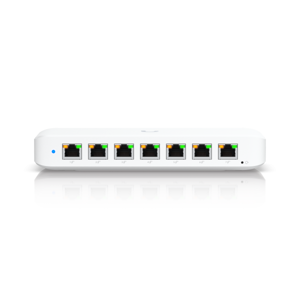Ubiquiti Ultra 210W Gestito L2 Gigabit Ethernet [10/100/1000] Supporto Power over Ethernet [PoE] Bianco (Ubiquiti Ultra 210W Managed L2 Gigabit Ethernet [10/100/1000] Power over Ethernet [PoE] White)UbiquitiUSW-ULTRA-210W