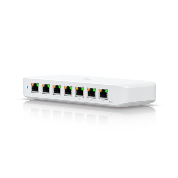 Ubiquiti Ultra 60W Gestito L2 Gigabit Ethernet [10/100/1000] Supporto Power over Ethernet [PoE] Bianco (Ubiquiti Switch UniFi Ultra 8xRJ45 GBit USW-Ultra-60W Powered by 802.3af/at PoE - PSU incl.)UbiquitiUSW-ULTRA-60W