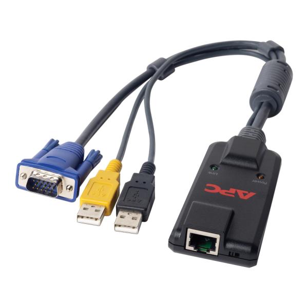 APC KVM-USBVMCAC cavo per tastiera, video e mouse Nero (APC Server Module - KVM extender - USB - TAA Compliant - for KVM 2G Enterprise Analog, Enterprise Digital/IP)ApcKVM-USBVMCAC