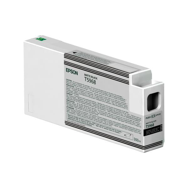 Epson Singlepack Matte Black T59680N UltraChrome HDR 350 ml (T5968 MATTE BLACK INK CART - 350ML)Epson8715946728223C13T59680N