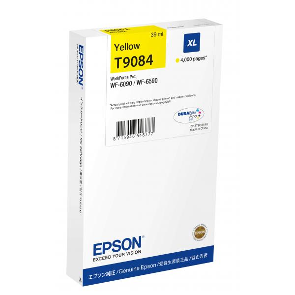 Epson C13T90844N cartuccia d'inchiostro 1 pz Originale Resa elevata [XL] Giallo (Epson T9084 - Strrelse XL - gul - ori)Epson8715946727028C13T90844N