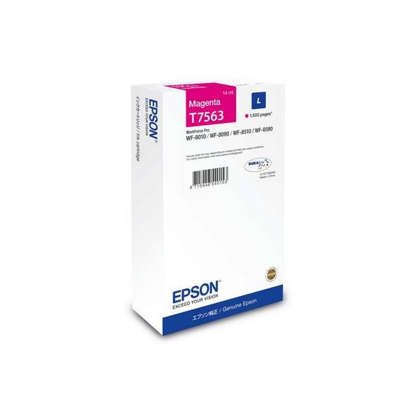 Epson C13T75634N cartuccia d'inchiostro 1 pz Originale Resa standard Magenta (WF-8XXX SERIES INK CARTRIDGE L MAGEN)Epson8715946726939C13T75634N