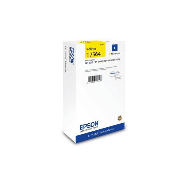 Epson C13T75644N cartuccia d'inchiostro 1 pz Originale High [L] Yield Giallo (Epson T7564 - L st?rrelse - gul - orig)Epson8715946726946C13T75644N