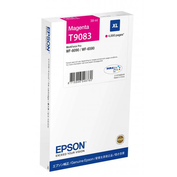 Epson C13T90834N cartuccia d'inchiostro 1 pz Originale Resa elevata [XL] Magenta (Epson T9083 - Strrelse XL - magenta -)Epson8715946727011C13T90834N
