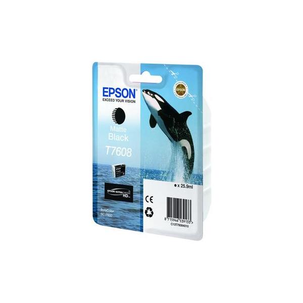 Epson C13T76084N10 cartuccia d'inchiostro 1 pz Originale Nero opaco (Epson T7608 - mat sort - original - bl)Epson8715946733760C13T76084N10