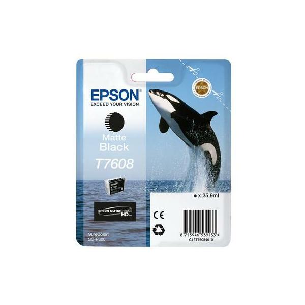 Epson T7608 M Black (EPSON T7608 MATTE BLACK INK)Epson8715946733760C13T76084N10