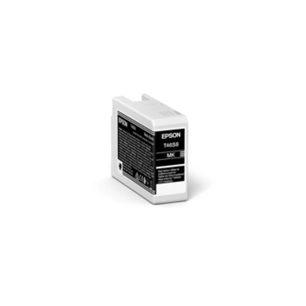 Epson Singlepack Matte Black T46S8 UltraChrome Pro 10 ink 25ml (EPSON T46S8 ULTRACHROME INK BLACK PRO 10 25ML)Epson8715946730028C13T46S80N