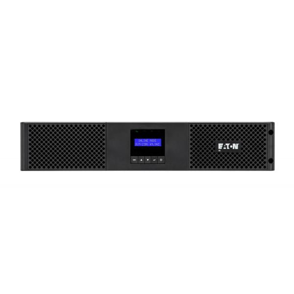 Eaton 9E2000IR gruppo di continuità [UPS] Doppia conversione [online] 2 kVA 1800 W 6 presa[e] AC (Eaton 9E - UPS [installabile in rack / esterno] - 200/220/230/240 V c.a. V - 1800 watt - 2000 VA - 1 fase - 6 batteria x - Piombo - 7 Ah - RS-232, USB -...