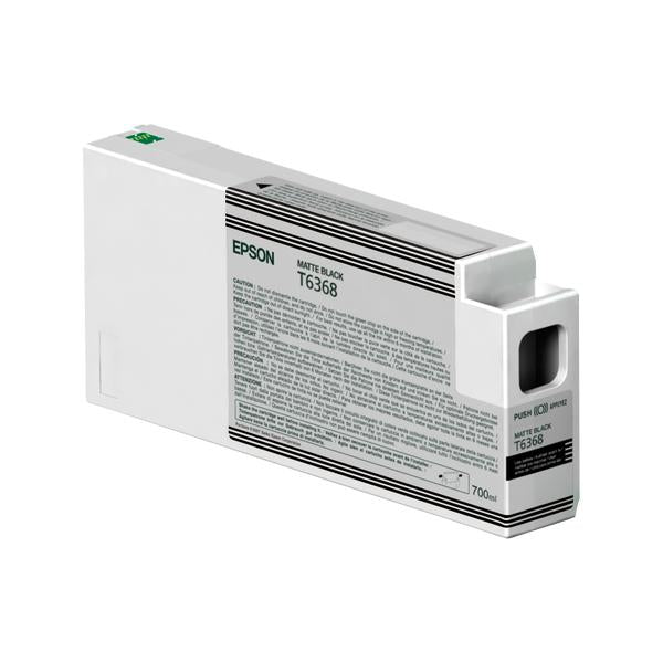 Epson C13T63680N cartuccia d'inchiostro 1 pz Originale Nero opaco (T6368 MATTE BLACK INK CART - 700ML)Epson8715946728261C13T63680N