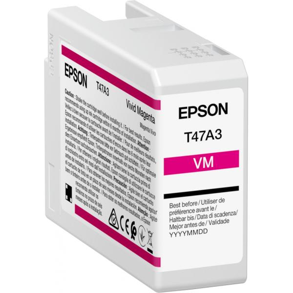 Epson UltraChrome Pro10 cartuccia d'inchiostro 1 pz Originale Magenta (EPSON T47A3 ULTRACHROME INK MAGENTA PRO 10 50ML)Epson8715946730035C13T47A30N