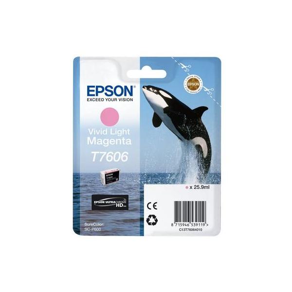 Epson T7606 Viv Light Magenta (EPSON VIVID LIGHT MAGENTA INK T7606)Epson Consumer Et8715946733753C13T76064N10