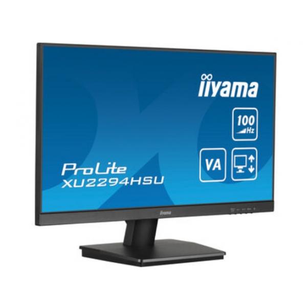 Iiyama ProLite XU2294HSU-B6 Monitor PC 54,6 cm [21.5] 1920 x 1080 Pixel Full HD LCD Nero (iiyama ProLite XU2294HSU-B6 - Monitor a LED - 22 [21.5 visualizzabile] - 1920 x 1080 Full HD [1080p] @ 100 Hz - VA - 250 cd/m? - 3000:1 - 1 ms - HDMI, DisplayPo...