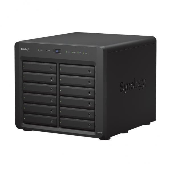 Synology DiskStation DS2422+ NAS Desktop Ryzen Embedded E1500 4 GB DDR4 144 TB HDD DiskStation Manager Nero (Synology DS2422+ /144TB HAT5300 12 Bay)Synology5051868199110DS2422+/144TB-HAT5300