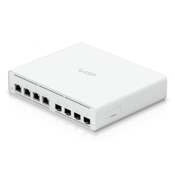 Ubiquiti UISP -S-PLUS switch di rete Gestito 2.5G Ethernet [100/1000/2500] Supporto Power over Ethernet [PoE] 1U Bianco (2.5 GbE PoE switch for ISP - Warranty: 24M)UbiquitiUISP-S-PLUS