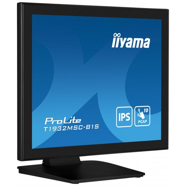 Iiyama ProLite T1932MSC-B1S Monitor PC 48,3 cm [19] 1280 x 1024 Pixel Full HD LED Touch screen Da tavolo Nero (iiyama ProLite T1932MSC-B1S computer monitor 48.3 cm [19'] 1280 x 1024 pixels Full HD LED Touchscreen Tabletop Black)Iiyama4948570122196T19...